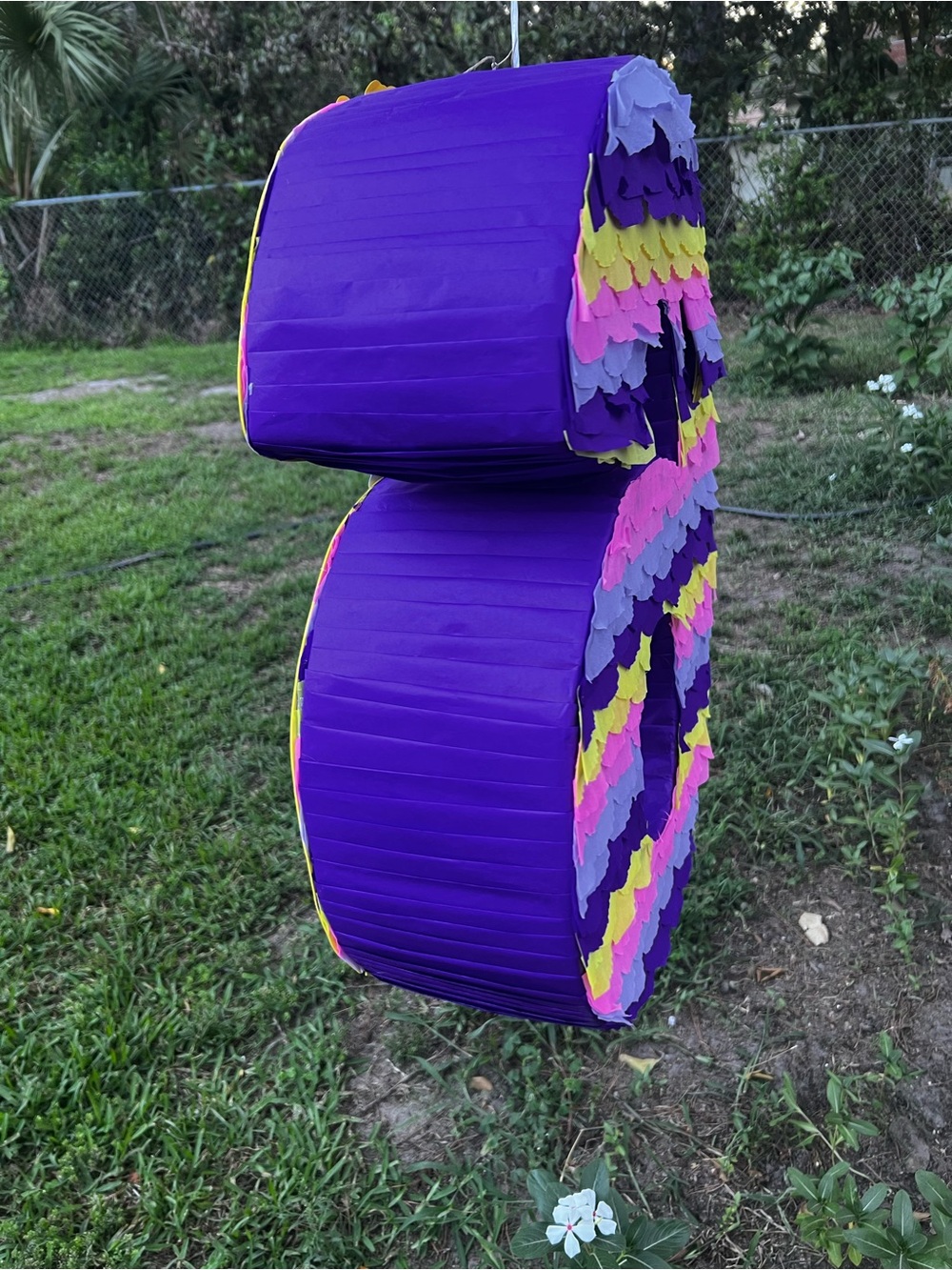Custom K-Pop Demon Hunters Number 6 Party Decor - Pink Purple Yellow - Picture 5 of 5